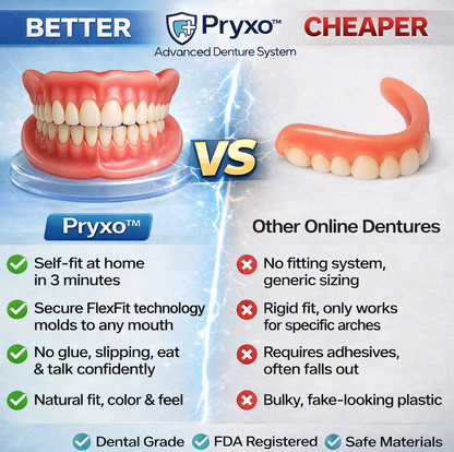 70% off! ⏰Pryxo™ Complete Dentures -- Free shipping